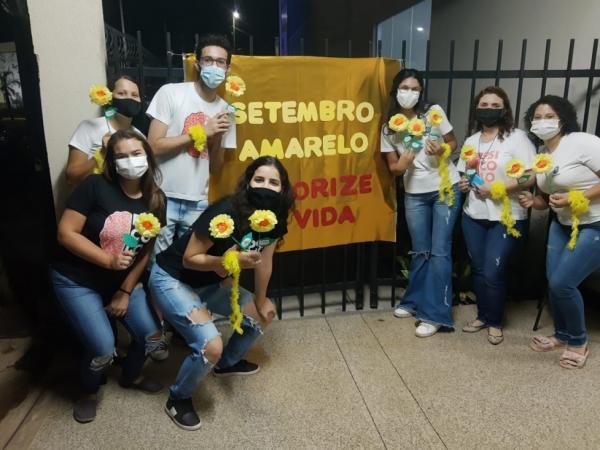Curso de Psicologia da UNIFASIPE promoveu diversas ações para conscientização do Setembro Amarelo 